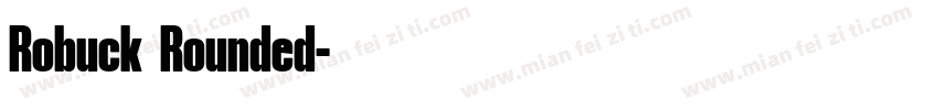 Robuck Rounded字体转换